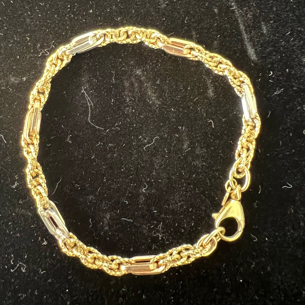 14k Tri Color Women's Bracelet